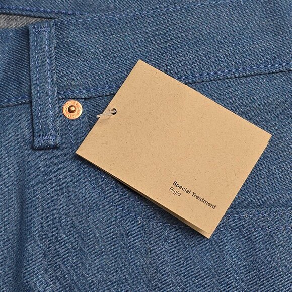 Levi’s 501 Men’s Straight Leg Button Fly Jeans 31x32 Rigid Shrink-to-Fit Blue - Picture 12 of 14